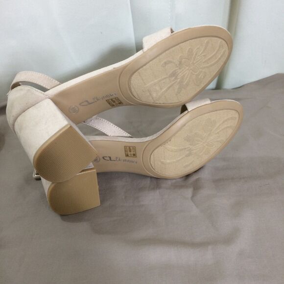 NEW Chinese Laundry New Jody Nude Ankle Strap Block Heel Sandals Size 8 - Picture 6 of 6